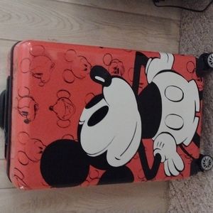 Suit case Mickey mouse, with wheels